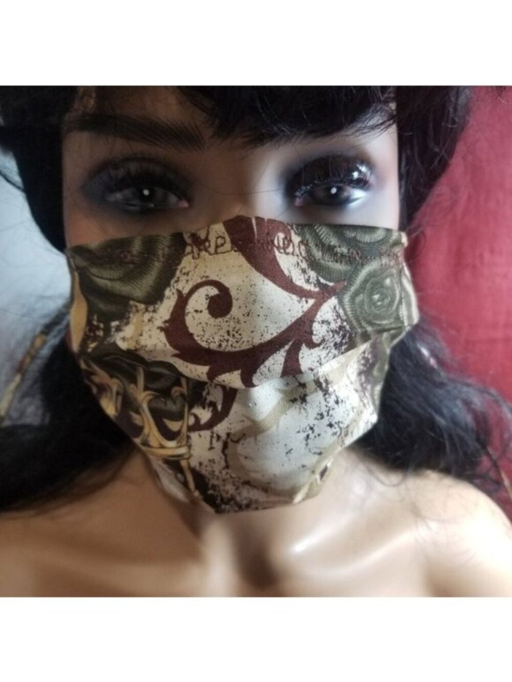 Skulduggery Face Mask with Filters Skull#3
